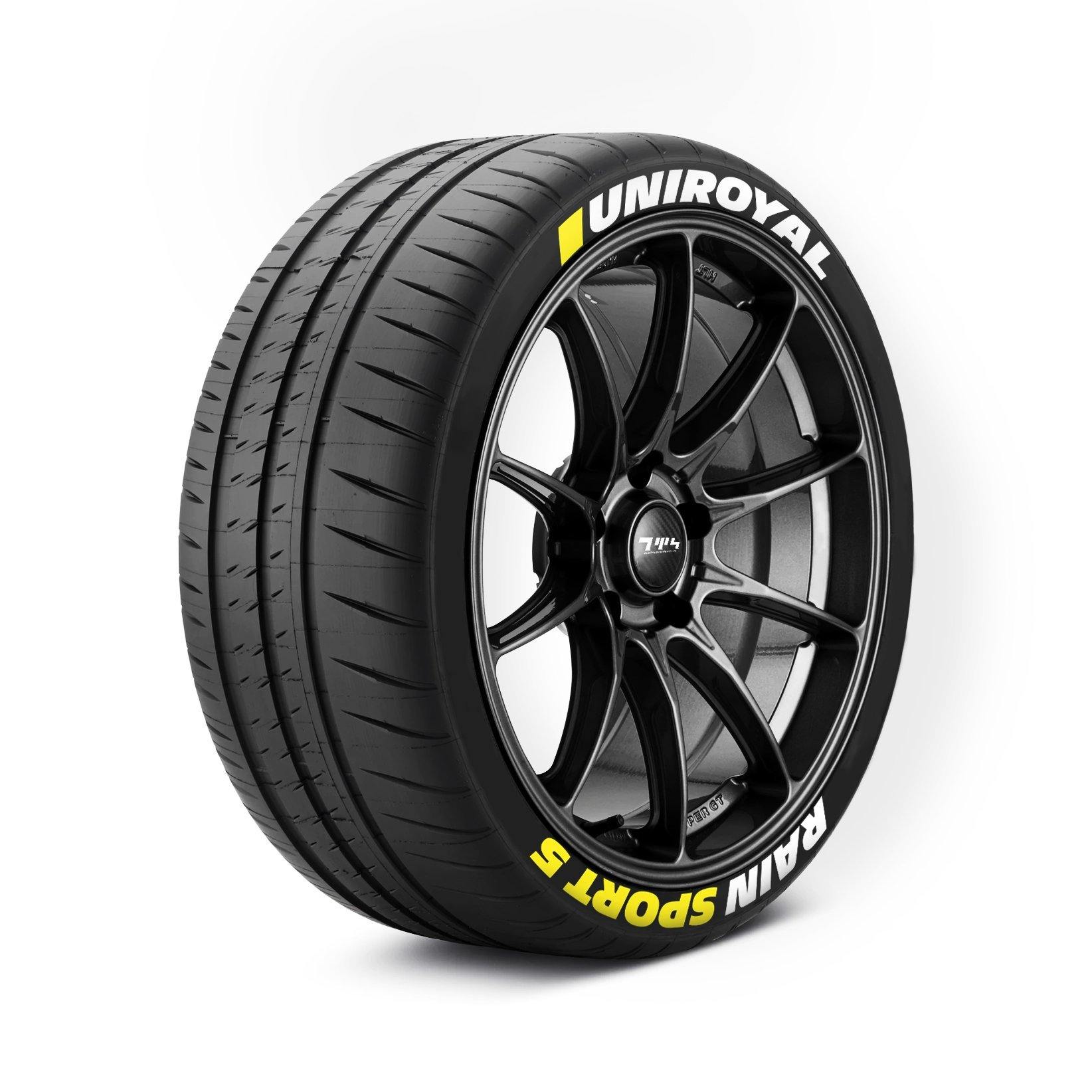 UniRoyal Rain Sport 5 Tyre Stickers - Tyre Wall Stickers